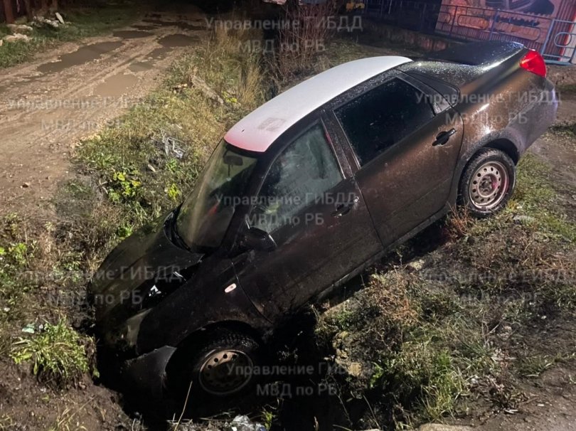В Башкирии водитель попал в больницу после съезда автомобиля в кювет В Башкирии водитель попал в больницу после съезда автомобиля в кювет