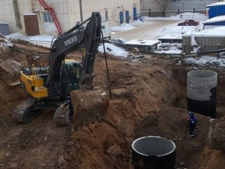 Мэр Уфы опубликовал фото с места строительства снегоплавильного пункта