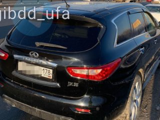 В Уфе задержан двойник автомобиля Infiniti из Санкт-Петербурга