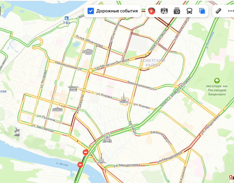 Пробки уфа сейчас показать. Пробки Уфа. Пробки в Уфе на карте сейчас.