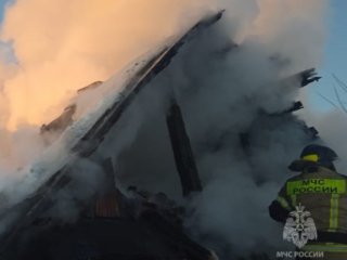 В Башкирии пожар в доме унес две жизни
