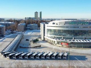 Все 35 «Нефазов», которые сегодня получила Уфа, выйдут на маршрут №75