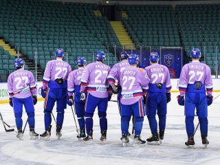 Игроки СКА наденут сиреневые свитера «Хоккей против рака» в поддержку Амирова
