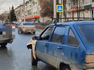 16-летний подросток на легковушке влетел в иномарку на перекрестке в Уфе