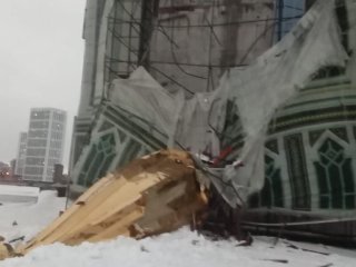Названа возможная причина падения купола мечети «Ар-Рахим» в Уфе