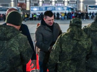 В Уфе встретили еще одну группу мобилизованных, прибывших в отпуск