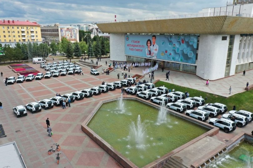 Больницы Башкирии получили 56 новых автомобилей Больницы Башкирии получили 56 новых автомобилей