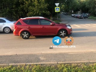 13-летний мальчик госпитализирован после наезда иномарки в Уфе