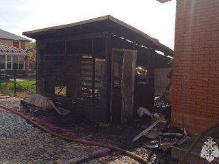 В уфимском Нагаево произошел пожар