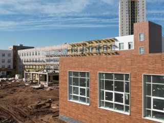 В Уфе продолжается строительство школы на 1225 мест