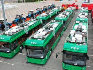 Уфа получила партию новых белорусских троллейбусов