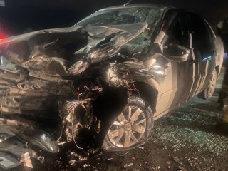 Два человека пострадали в лобовом ДТП в деревне под Уфой