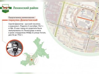 Уфимцам предлагают переименовать переулок в центре города