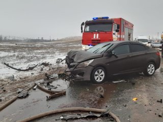 Водитель погиб в массовом ДТП с автобусом в Башкирии