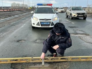 В Уфе выявили глубокие ямы на трассе М-5