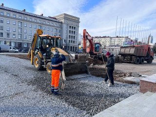 В Уфе началось благоустройство улицы Ленина