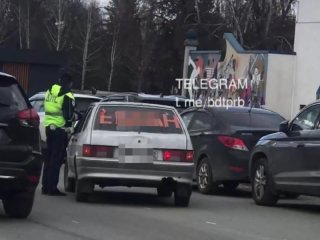 В Уфе задержали водителей, разместивших на своих автомобилях неприличные надписи