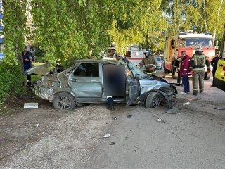 Съехал в кювет и врезался в дерево: в Башкирии в ДТП скончался 22-летний водитель