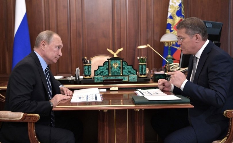 Владимир Путин поздравил Радия Хабирова с Днем Победы Владимир Путин поздравил Радия Хабирова с Днем Победы