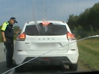 В Башкирии поймали водителя, который пытался скрыться