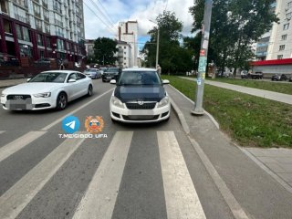 В Уфе водитель сбил женщину на пешеходном переходе