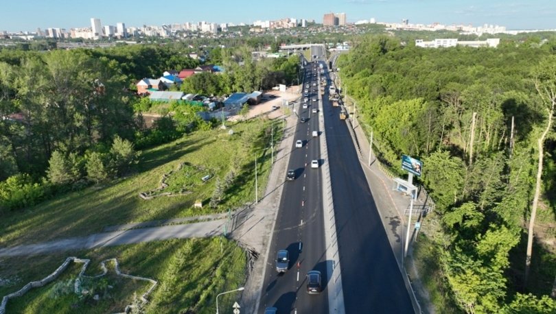 В Уфе завершают ремонт Демского шоссе В Уфе завершают ремонт Демского шоссе
