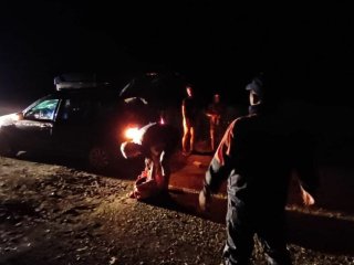 В Башкирии семья с детьми застряла на дороге к водопаду Гадельша