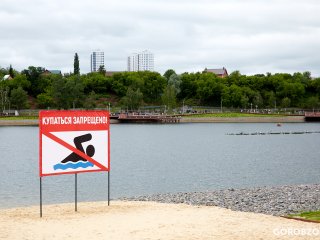 В Уфе 35-летний пьяный мужчина едва не утонул во время купания в неположенном месте