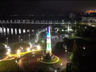 На Монументе Дружбы в Уфе установили новую подсветку
