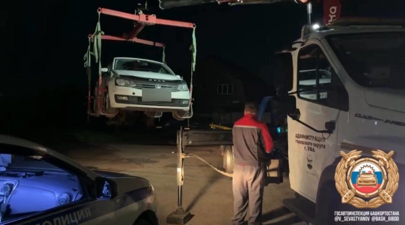 В Уфе поймали пьяного водителя В Уфе поймали пьяного водителя