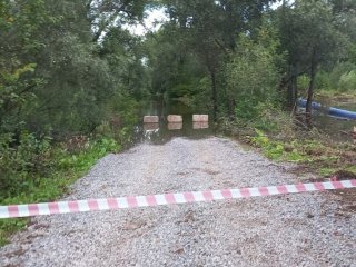 В Уфе продолжает расти площадь подтопления дороги к садам
