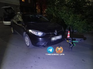 В Уфе 64-летний водитель столкнулся с несовершеннолетней на электросамокате