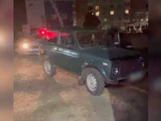 В Уфе поймали пьяного водителя за рулем «Нивы»
