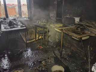 В Башкирии 12 человек спасли при пожаре в многоквартирном доме