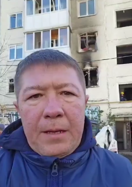 Глава района Уфы прибыл на место хлопка газа Глава района Уфы прибыл на место хлопка газа