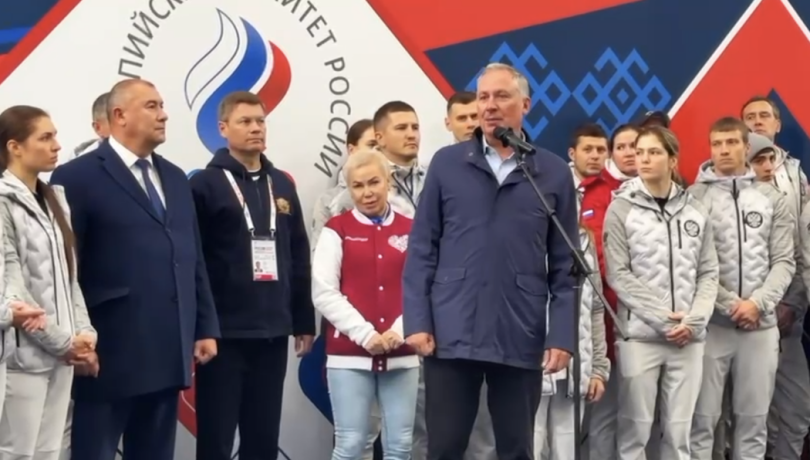 В Уфе встретили российских олимпийцев В Уфе встретили российских олимпийцев