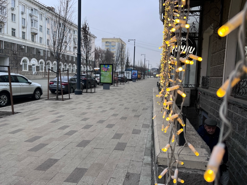 В Уфе уложили 50 тысяч кв. м гранита В Уфе уложили 50 тысяч кв. м гранита