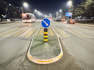 В Уфе установили первый в городе островок безопасности