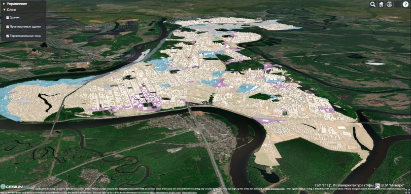 В Уфе разработали 3D-карту для управления городской средой В Уфе разработали 3D-карту для управления городской средой