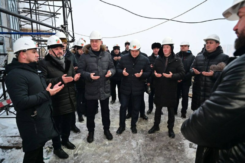 Радий Хабиров рассказал о ходе строительства мечети «Ар-Рахим» Радий Хабиров рассказал о ходе строительства мечети «Ар-Рахим»