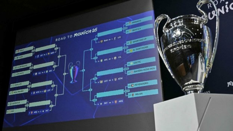 Сформирована предварительная сетка плей-офф Лиги чемпионов
Сформирована предварительная сетка плей-офф Лиги чемпионов