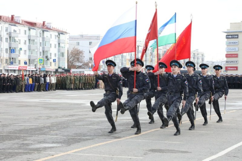 В Уфе состоялась первая репетиция парада Победы В Уфе состоялась первая репетиция парада Победы