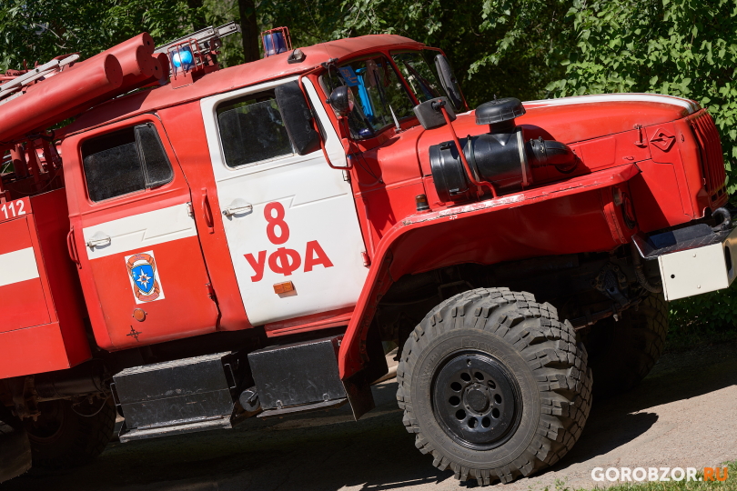 В бесхозном доме в Уфе загорелся мусор В бесхозном доме в Уфе загорелся мусор