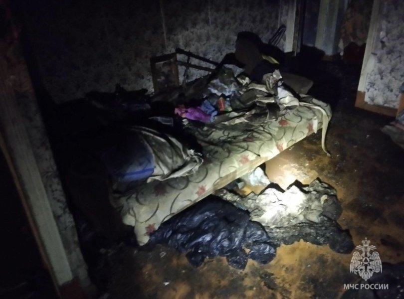 На пожаре в Уфе погибла женщина На пожаре в Уфе погибла женщина