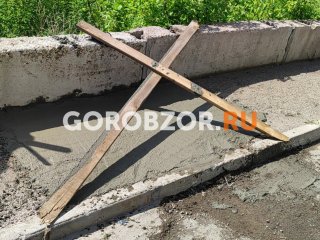 В Уфе после размыва грунта забетонировали участок на улице Рыленко