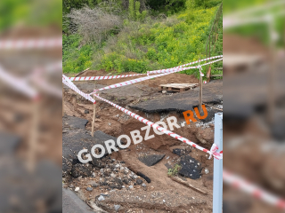 В Уфе устраняют последствия размыва участка на улице Рыленко