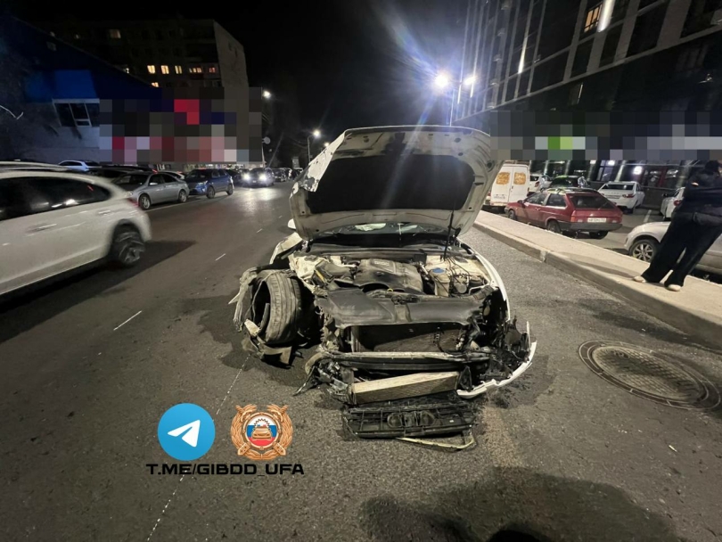 В Уфе водитель иномарки устроил ДТП и получил травмы В Уфе водитель иномарки устроил ДТП и получил травмы