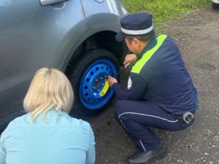 В Башкирии сотрудники ДПС помогли на дороге женщине с двумя детьми