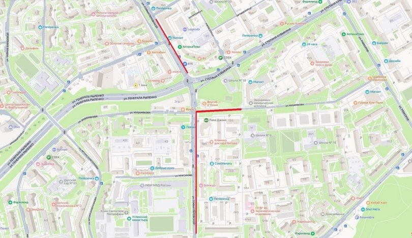 В Уфе из-за работ на инженерных сетях закроют две улицы В Уфе из-за работ на инженерных сетях закроют две улицы