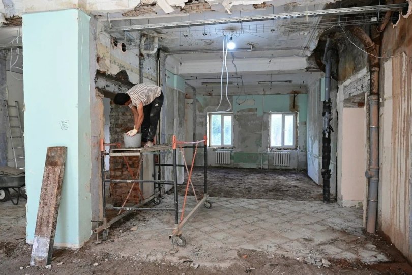 Радий Хабиров показал ход ремонтных работ в филиале Госфонда «Защитники Отечества» в Уфе Радий Хабиров показал ход ремонтных работ в филиале Госфонда «Защитники Отечества» в Уфе